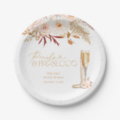 Parels en Prosecco Vrijgezellenfeest Papier Borden Papieren Bordje (Voorkant)