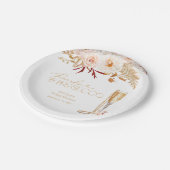 Parels en Prosecco Vrijgezellenfeest Papier Borden Papieren Bordje (Gekanteld)