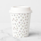 Parels en Prosecco Vrijgezellenfeest Papieren Bekers (Achterkant)