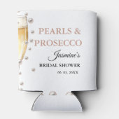 Parels en Prosecco Vrijgezellenfeest Party Blikjeskoeler (Achterkant)