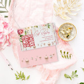 Parels en prosecco vrijgezellenfeest qr cadeau reg informatiekaartje