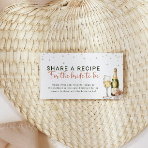 Parels en Prosecco Vrijgezellenfeest Recept Aanvra Informatiekaartje