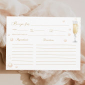 Parels en Prosecco Vrijgezellenfeest Recept Kaart