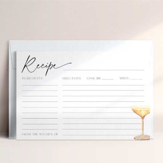 Parels en Prosecco Vrijgezellenfeest Recept Kaart