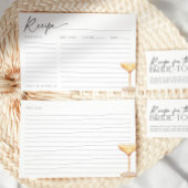 Parels en Prosecco Vrijgezellenfeest Recept Kaart