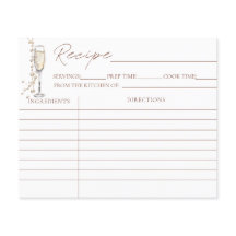 Parels en Prosecco Vrijgezellenfeest Recept Kaarte