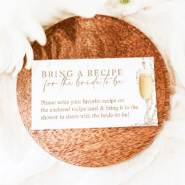 Parels en Prosecco Vrijgezellenfeest Recept Verzoe Informatiekaartje