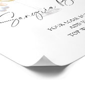 Parels en Prosecco vrijgezellenfeest - sangria bar Poster (Hoek)