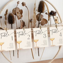 Parels en Prosecco Vrijgezellenfeest Tafelnaam Kaa Kaart