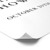 Parels en Prosecco Vrijgezellenfeest welkomstbord Poster (Hoek)