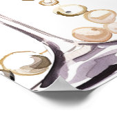 Parels en Prosecco Vrijgezellenfeest Welkomstbord Poster (Hoek)