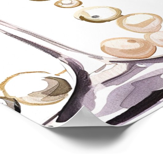 Parels en Prosecco Vrijgezellenfeest Welkomstbord Poster (Hoek)