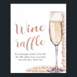 Parels en Prosecco Vrijgezellenfeest Wijn Raffle G Poster<br><div class="desc">Het "Parels en Prosecco Vrijgezellenfeest Wijnraffelspel" is een elegante en onderhoudende activiteit voor uw vrijgezellenfeest. Met verfijnde parels en prosecco motieven voegt dit spel een vleugje luxe toe aan het evenement. Gasten kunnen loterijkaartjes kopen voor een kans om flessen wijn te winnen, wat opwinding en anticipatie creëert. Toon dit spel...</div>