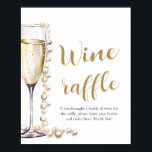Parels en Prosecco Vrijgezellenfeest Wijn Raffle G Poster<br><div class="desc">Het "Parels en Prosecco Vrijgezellenfeest Wijnraffelspel" is een elegante en onderhoudende activiteit voor uw vrijgezellenfeest. Met verfijnde parels en prosecco motieven voegt dit spel een vleugje luxe toe aan het evenement. Gasten kunnen loterijkaartjes kopen voor een kans om flessen wijn te winnen, wat opwinding en anticipatie creëert. Toon dit spel...</div>