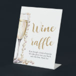 Parels en Prosecco Vrijgezellenfeest Wijn Raffle G Reclamebord Met Voetstuk<br><div class="desc">Het "Parels en Prosecco Vrijgezellenfeest Wijnraffelspel" is een elegante en onderhoudende activiteit voor uw vrijgezellenfeest. Met verfijnde parels en prosecco motieven voegt dit spel een vleugje luxe toe aan het evenement. Gasten kunnen loterijkaartjes kopen voor een kans om flessen wijn te winnen, wat opwinding en anticipatie creëert. Toon dit spel...</div>