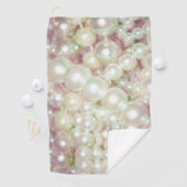 parels en roze maaltijd golfhanddoek (Insitu)