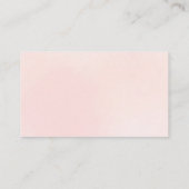 Parels en roze Prosecco Bruids Display Douche Informatiekaartje (Achterkant)