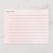 Parels en roze Prosecco Vrijgezellenfeest Recept K Informatiekaartje (Achterkant)