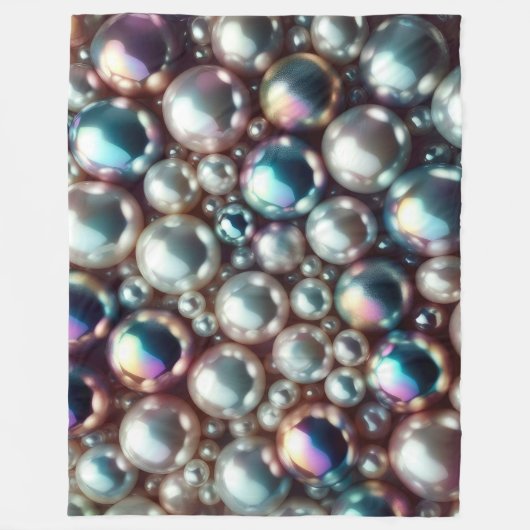 Parels Fleece Deken (Voorkant)