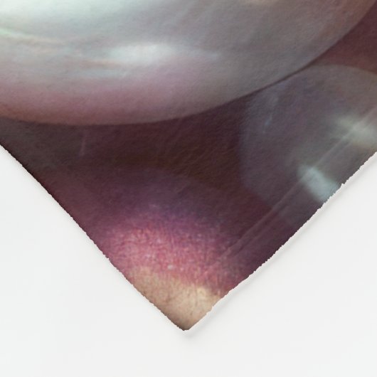 Parels Fleece Deken (Hoek)