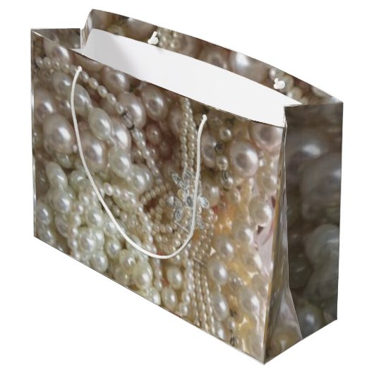 parels foto groot cadeauzakje (Achterkant Gekanteld)