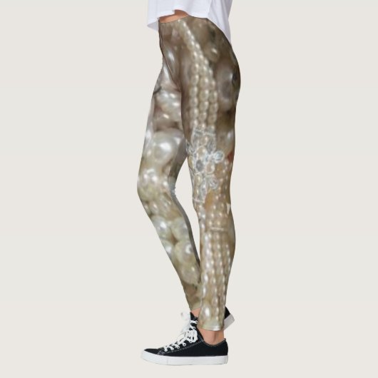 parels glans leggings (Links)