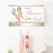 Parels Hak Princess Engel Baby Shower Spandoek (Insitu)