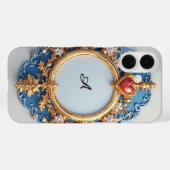 Parels Hart Gloed Luxe ✨ Romantische Elegante Fram Case-Mate iPhone Case (Achterkant (horizontaal))