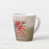 Parels Haven 7 december 1941 Latte mok (Rechterhoek)