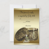 Parels Hoge Hak Schoenen Zwart Goud RSVP (Achterkant)