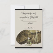 Parels Hoge Hak Schoenen Zwart Goud RSVP (Achterkant)