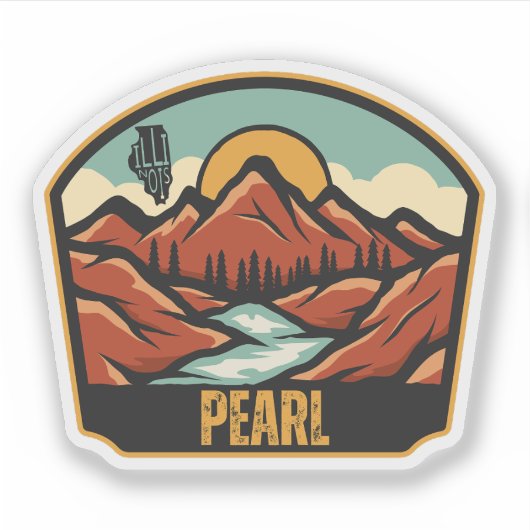 Parels, Illinois Sticker (Voorkant)