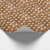 Parels -  juwelen cadeaupapier (Hoek)