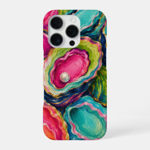 Parels Kraak Kleurrijke Oester  iPhone 16 Pro Hoesje