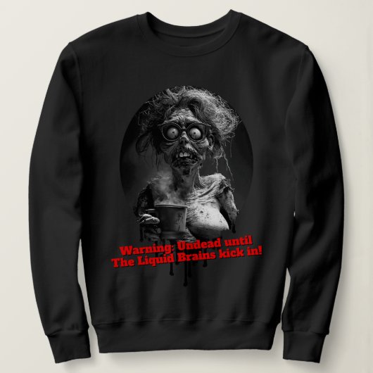 Parels: Liquid Brain Mornings T-shirt (Design voorkant)