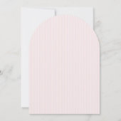 Parels Luxe Meisje Baby Shower Kaart (Achterkant)