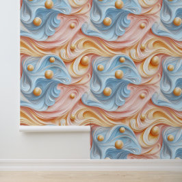 Parels op golven van sereniteit behang