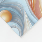 Parels op golven van sereniteit fleece deken (Hoek)