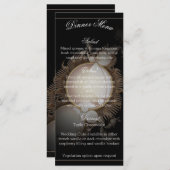  parels op zwart menu (Voorkant / Achterkant)