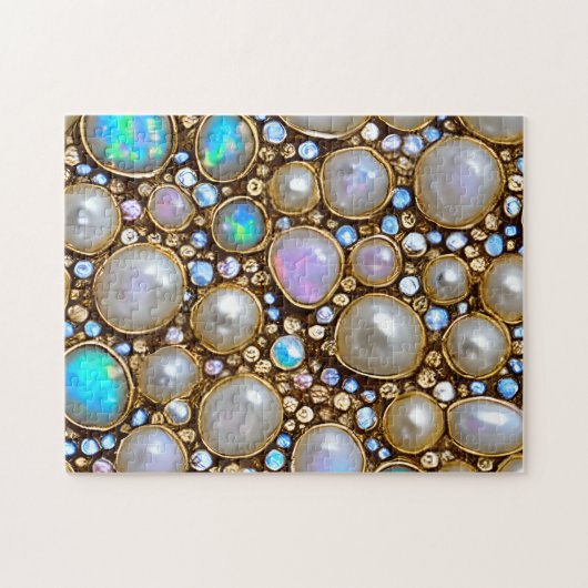 Parels, opalen en Pareltjes Legpuzzel (Horizontaal)