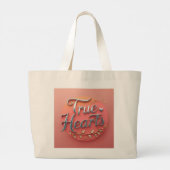 Parels Parelmoer Suède Grote Tote Bag (Achterkant)