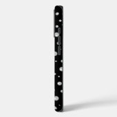 Parels Patroon op Zwarte Achtergrond Case-Mate iPhone Case (Achterkant / Links)