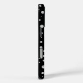 Parels Patroon op Zwarte Achtergrond Case-Mate iPhone Case (Achterkant / Rechts)