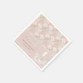 Parels & Prosecco Baby's Breath Blush Bruidsmeisje Servet (Hoek)