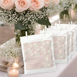Parels & Prosecco Babys Breath Blush Vrijgezellenf Bedankzakje