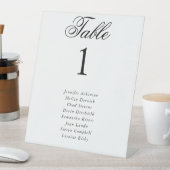 Parels & Prosecco Black Bow Vrijgezellenfeest Reclamebord Met Voetstuk (Insitu)