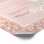 Parels & Prosecco Blush & Roos Gold Mimosa Bar Poster (Hoek)