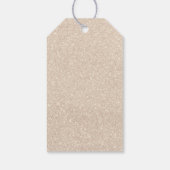 Parels & Prosecco Bow Vrijgezellenfeest Cadeaulabel (Achterkant)