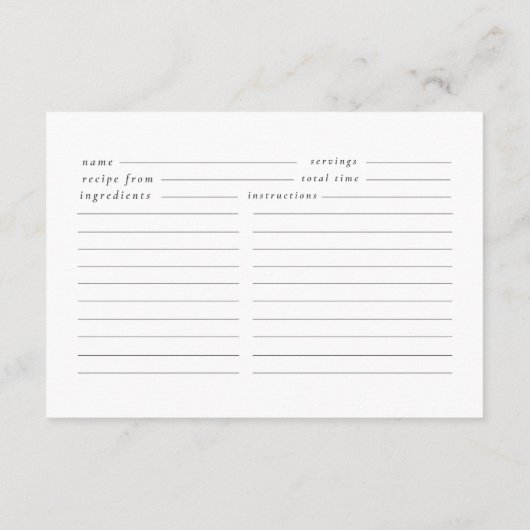 Parels & Prosecco Bridal Recept Enclosure Kaart (Achterkant)