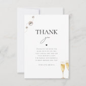 Parels Prosecco Champagne Bruidsmeisje Uitnodiging (Voorkant)